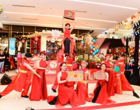 Múa trống hội, múa lụa - Kinh Đô event